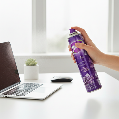 Aerosol Wiese lavanda en oficina