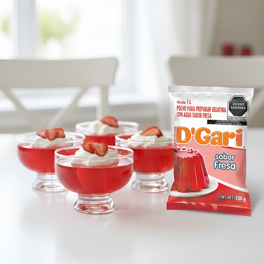 Gelatina D'Gari Sabor Fresa 120 g