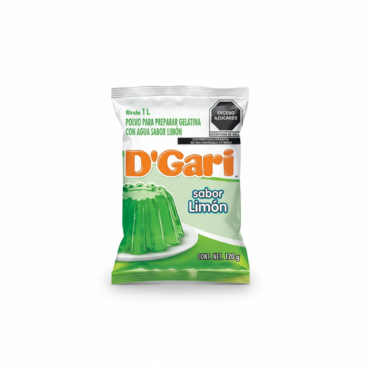 Gelatina D'Gari Limón - Render Ecommerce