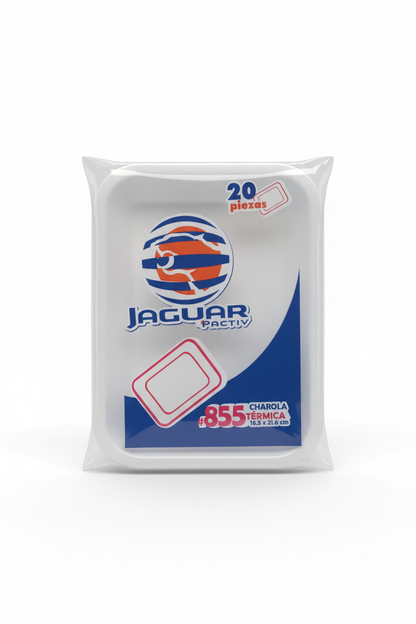 Jaguar Pactiv Charolas Térmicas 20 pzas - Vertical