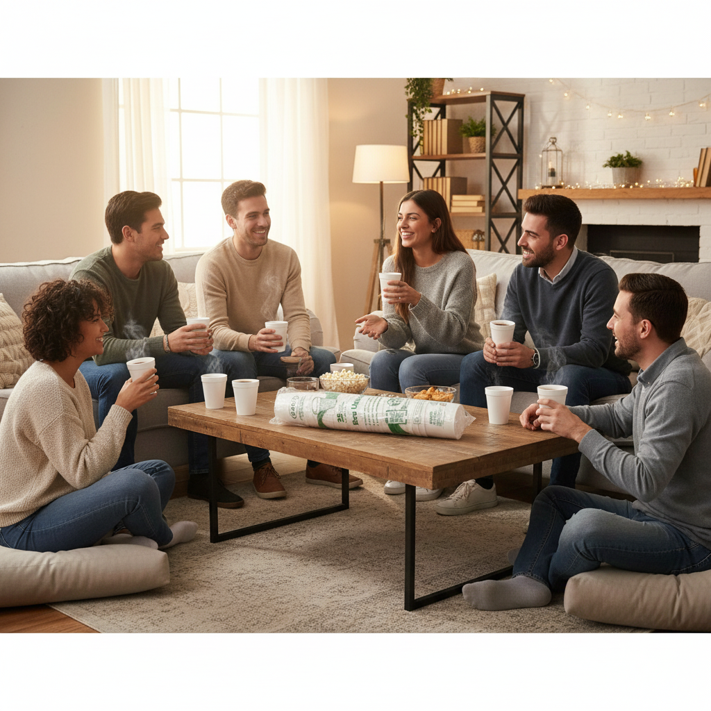 Vasos Eco Unicel con amigos