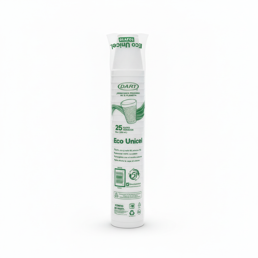 Vasos Térmicos Eco Unicel Dart 8oz - Más Pequeño